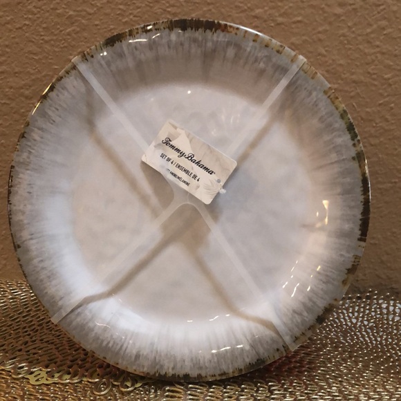 COPY - Tommy Bahama Seashell Melamine 8 PC Set - Picture 3 of 4